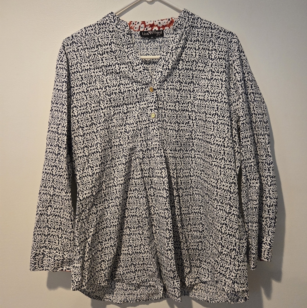 Liza Byrd Patterned Top